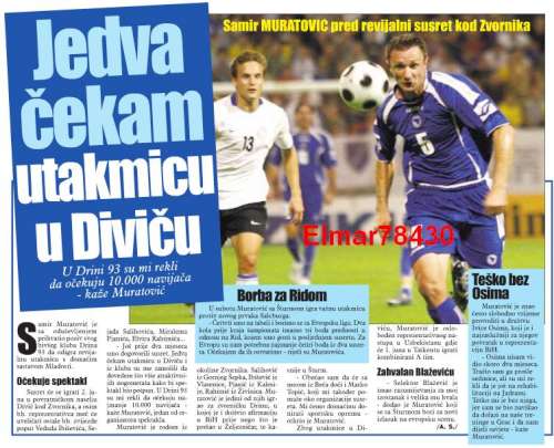 Revijalna utakmica Mladost Divic - Drina93